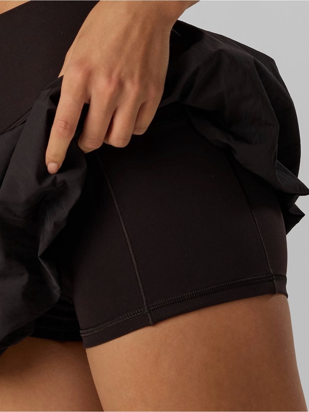 OFFLINE By Aerie Real Me Bubble Skort in black, size S, NWT - Picture 2 of 9